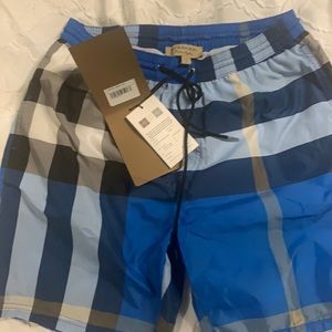 Burberry Mens Bathing Suit New with Tags